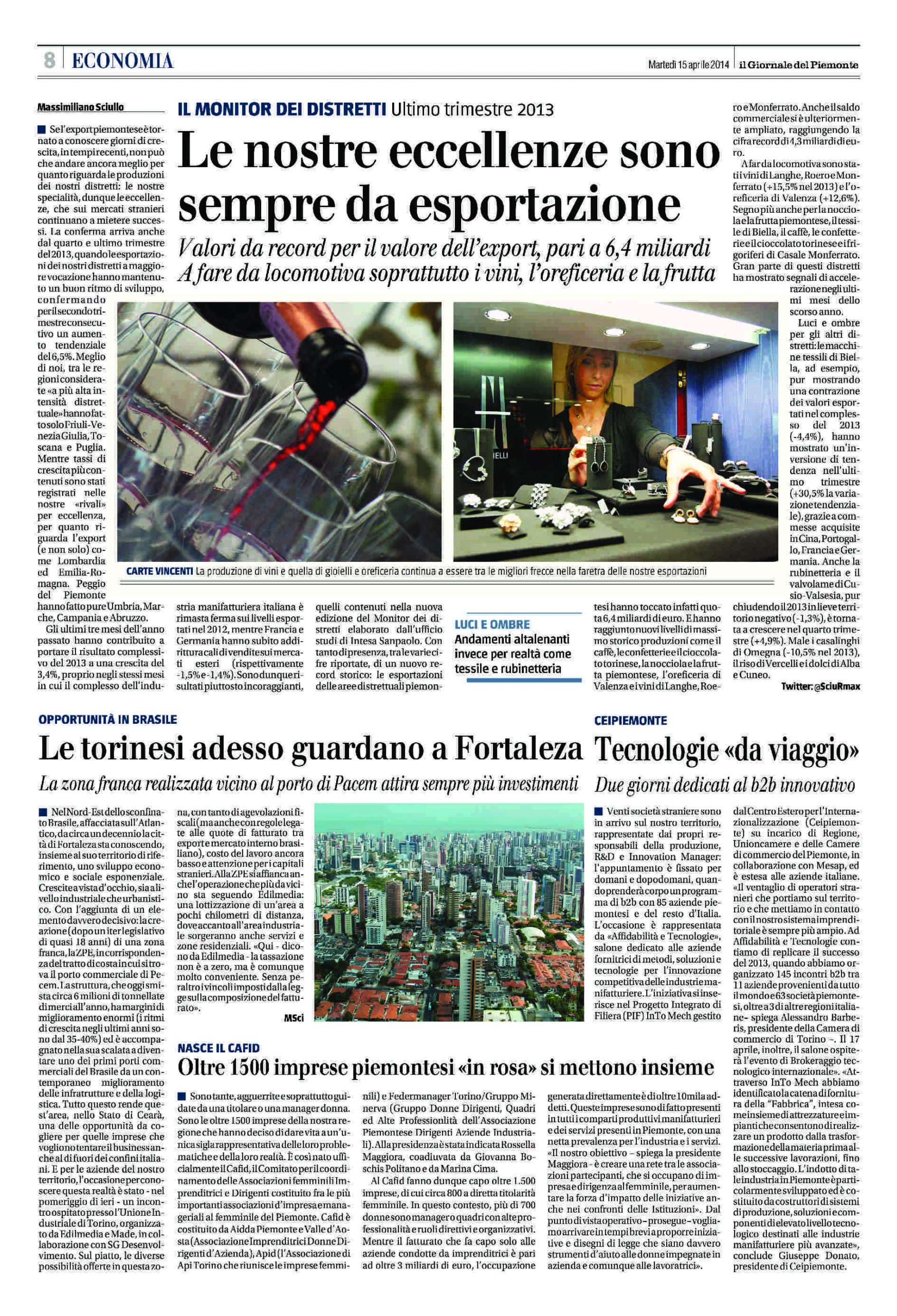 ZPE CEARÁ é destaque na Itália