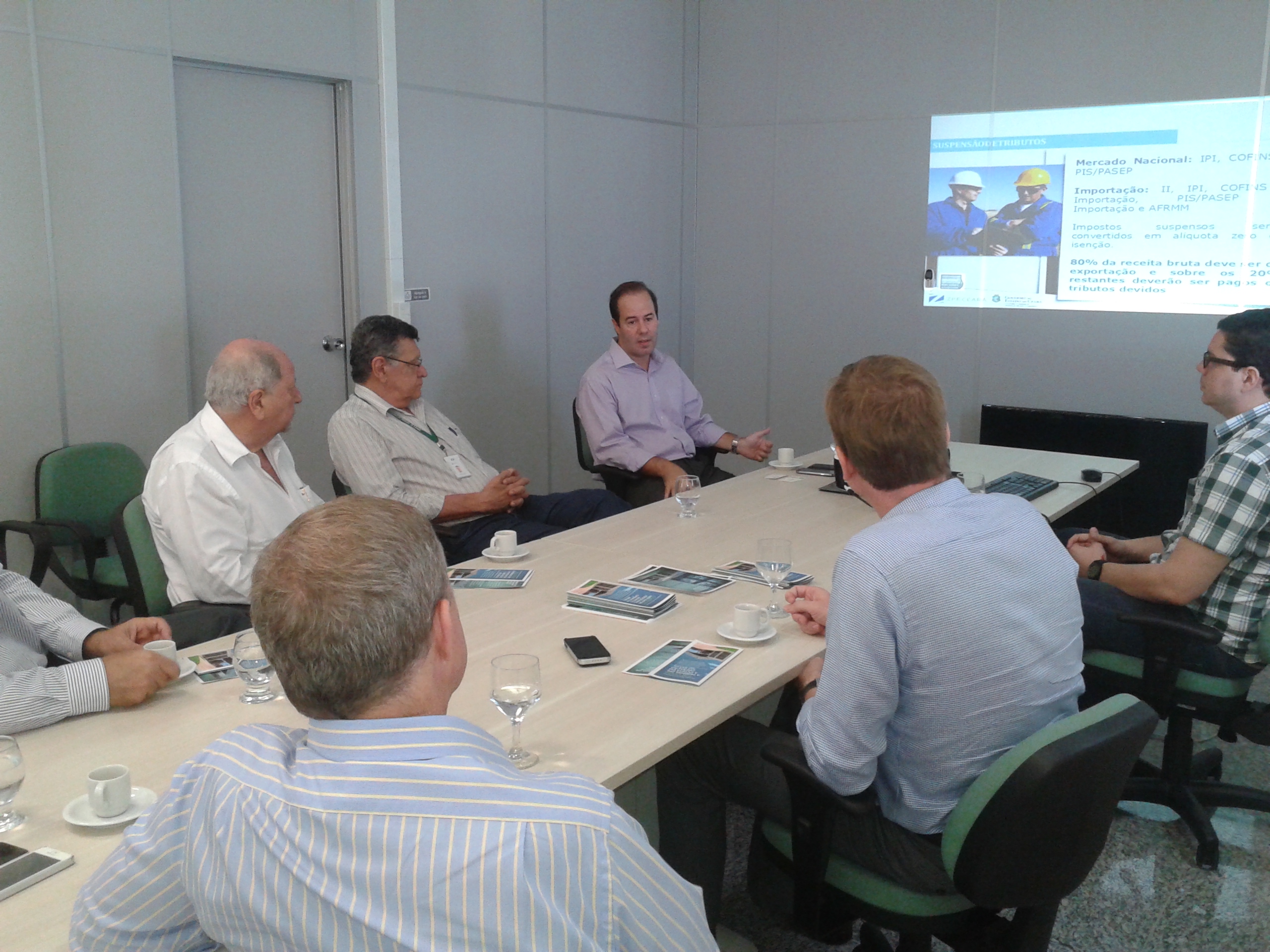 Executivos americanos conhecem instalações da ZPE CEARÁ